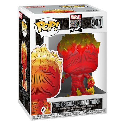 Figurine Funko Pop! N°501 - Marvel 80th : First Appearance - Torche Humaine